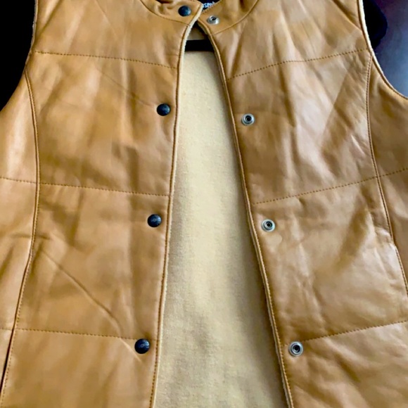 Genuine leather vest - Picture 1 of 4
